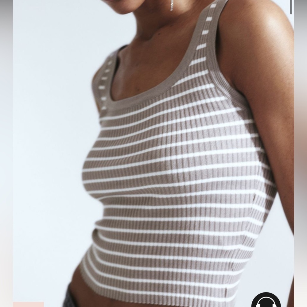 Fitted vest top